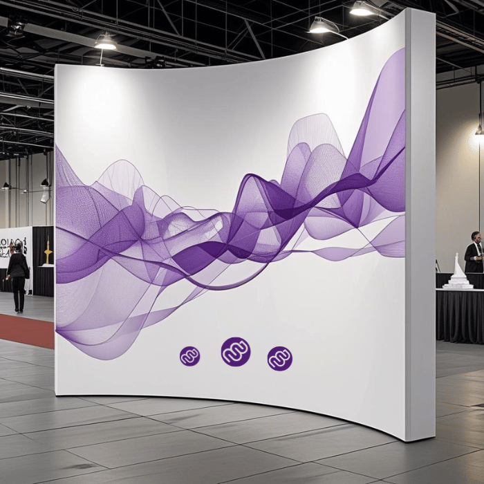 Stand : mur droit et courbe